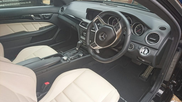 Mercedes C63 inside front