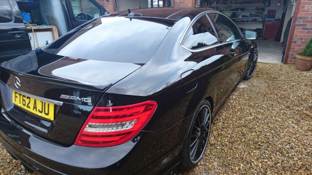 Mercedes C63 rear