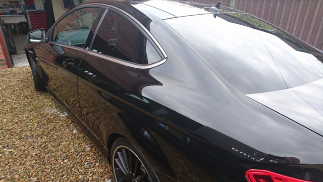 Mercedes C63 rear side